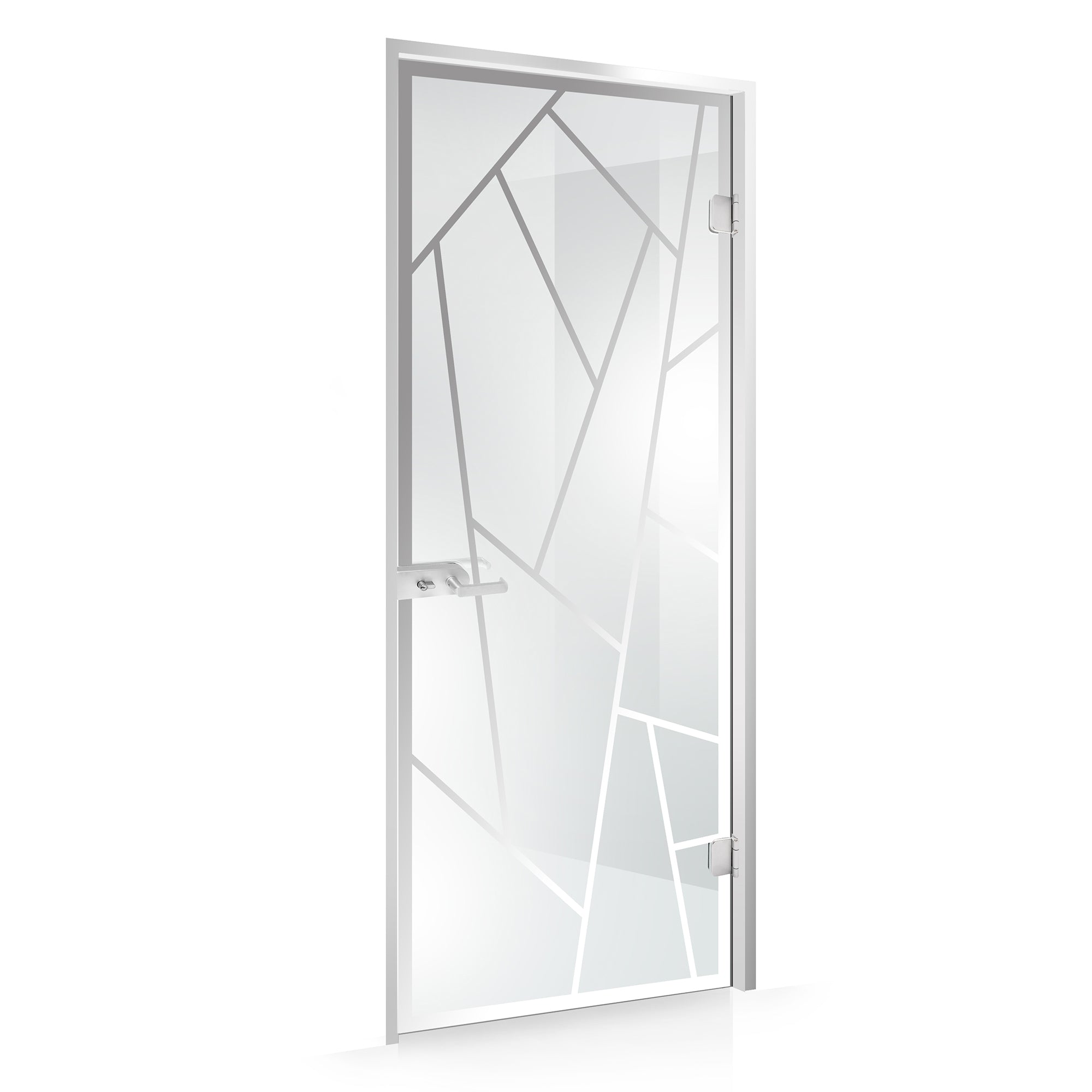 Framed glass door #Clear