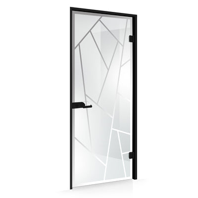 Framed glass door #Clear