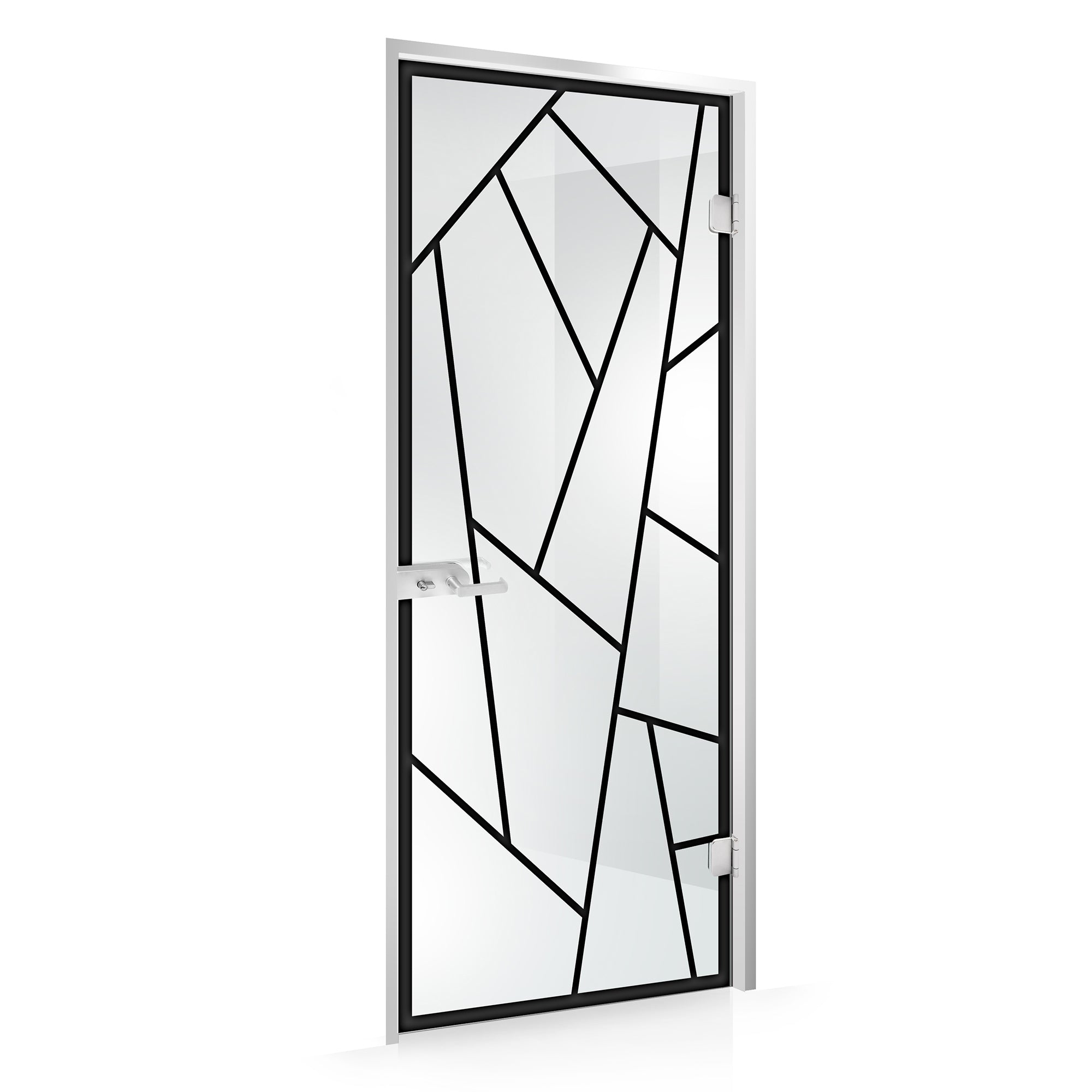 Framed glass door #Clear