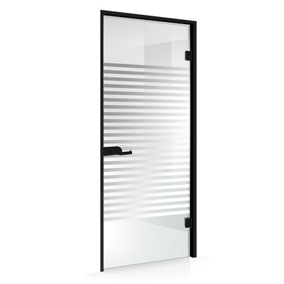 Framed glass door #Clear