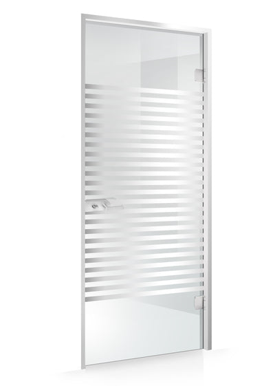 Framed glass door #Clear