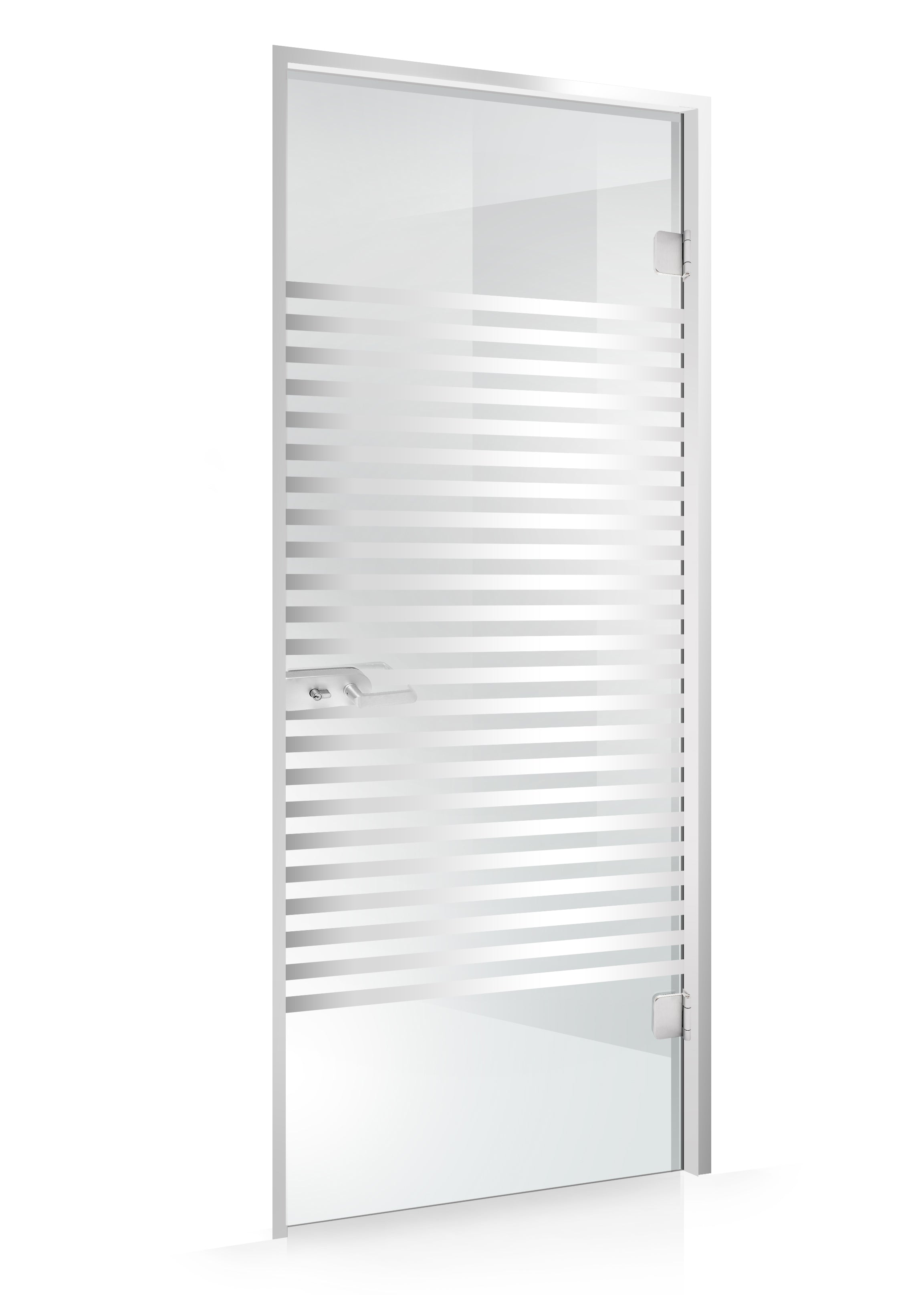 Framed glass door #Clear