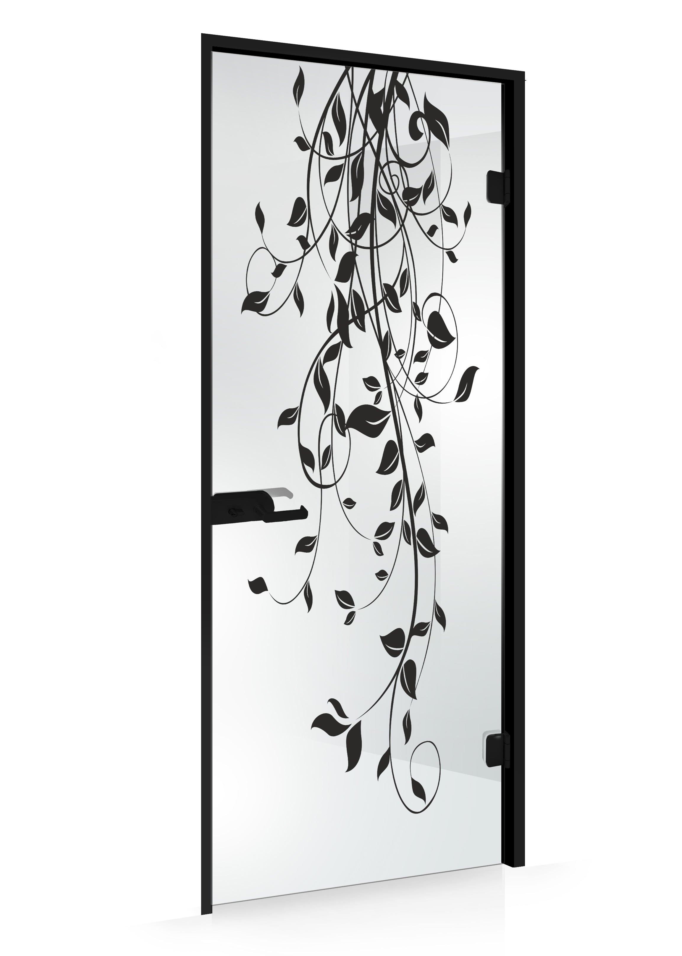 Framed glass door #Clear