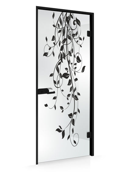 Framed glass door #Clear