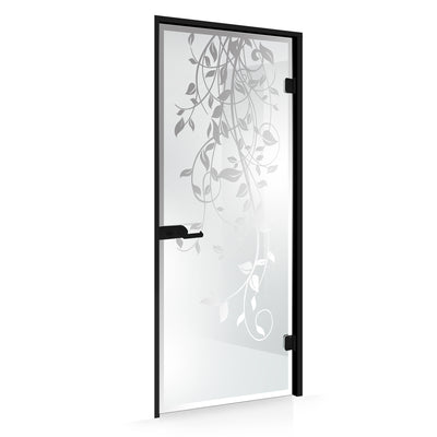 Framed glass door #Clear