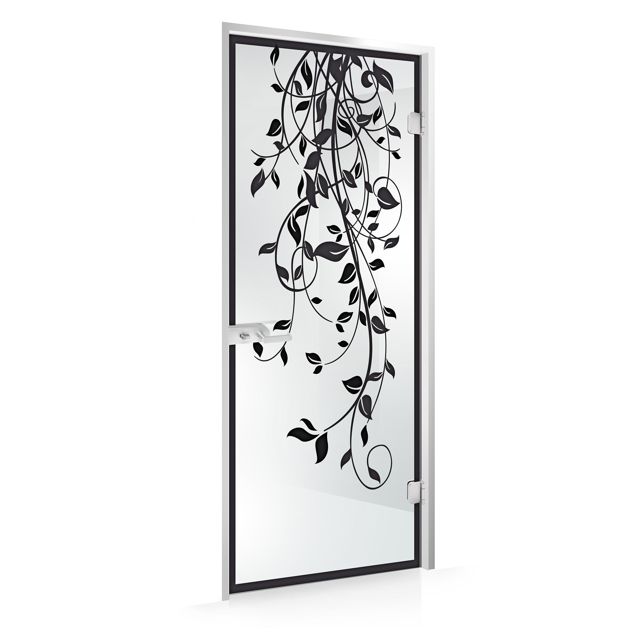 Framed glass door #Clear