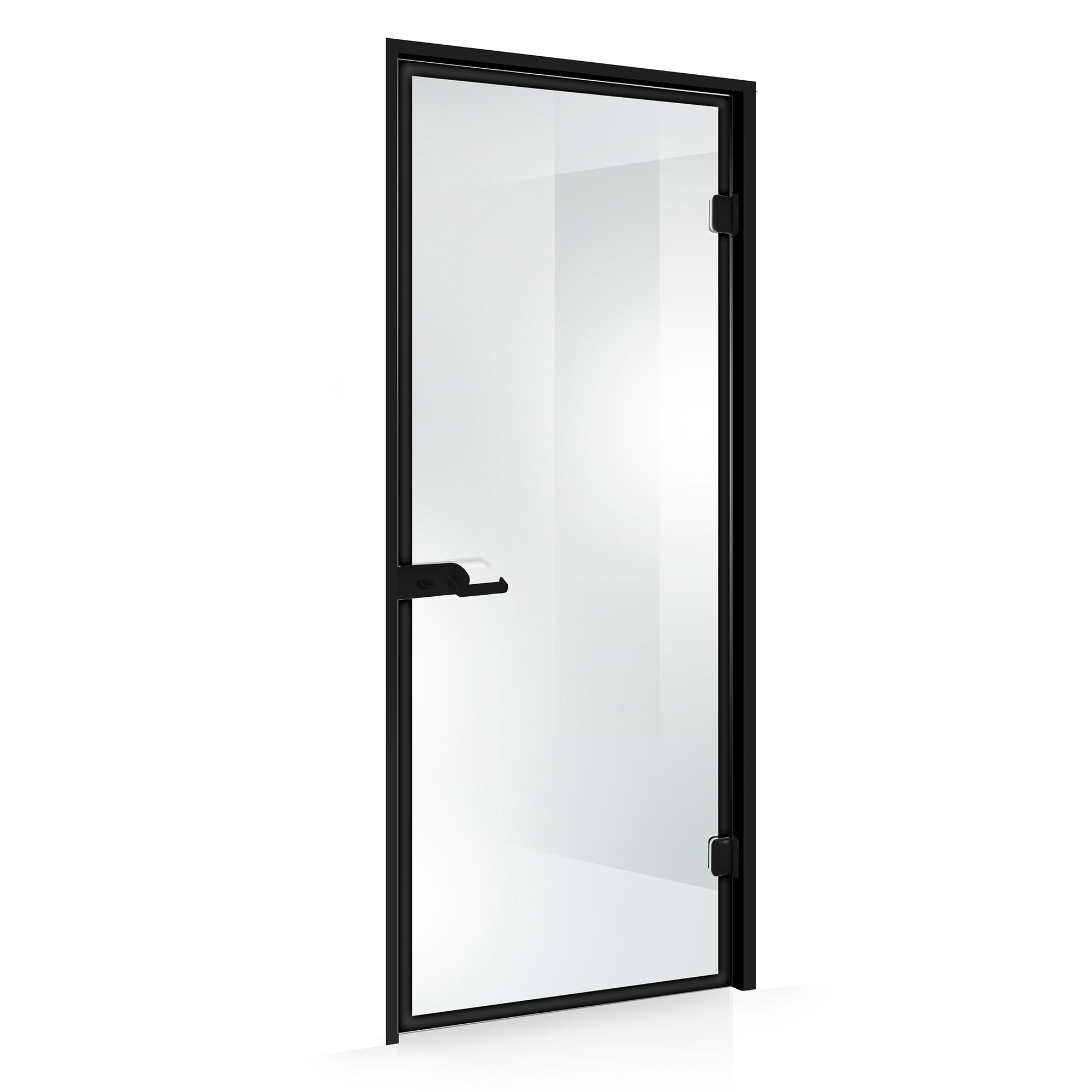 Framed glass door #Clear