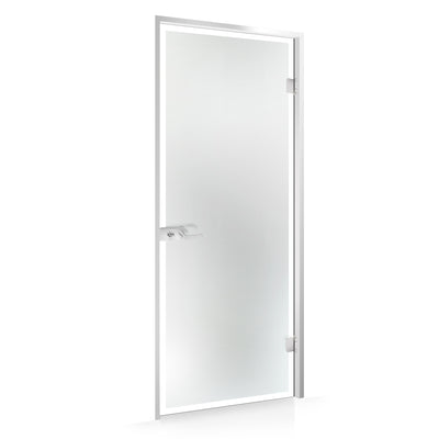 Framed glass door #Satin