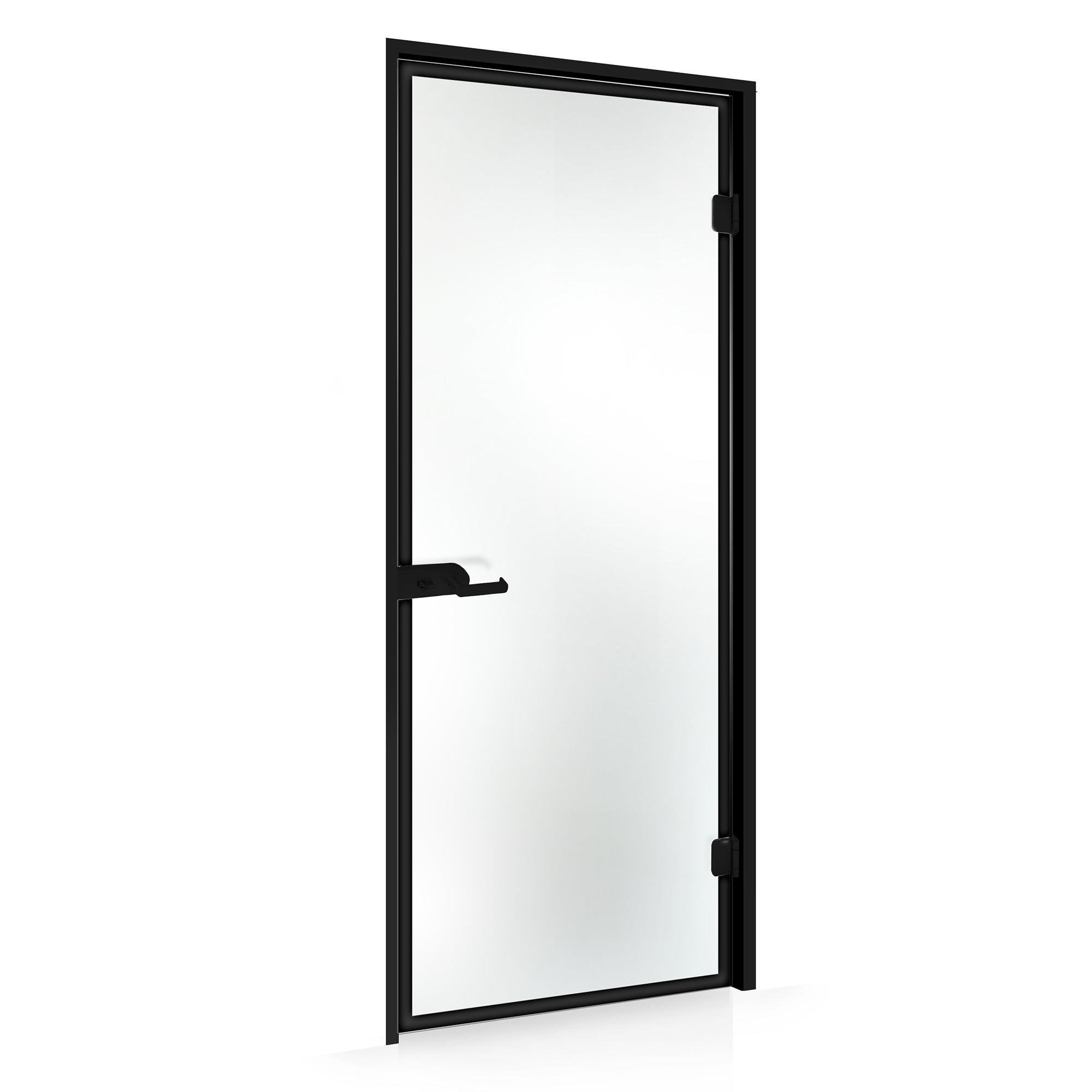 Framed glass door #Satin