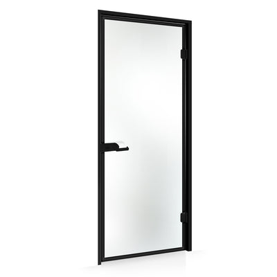 Framed glass door #Satin