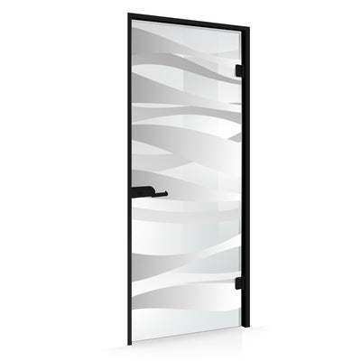 Framed glass door #Clear
