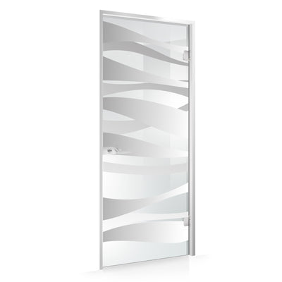 Framed glass door #Clear