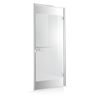 Framed glass door #Clear