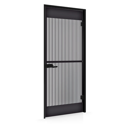 Framed glass door #Satin