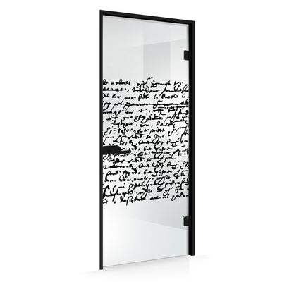 Framed glass door #Clear