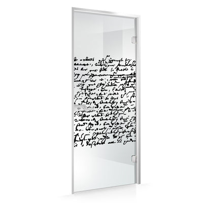Framed glass door #Clear