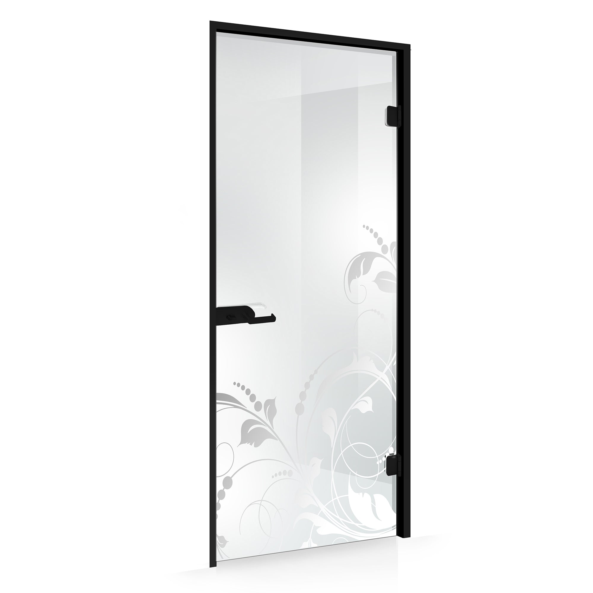 Framed glass door #Clear