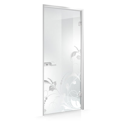 Framed glass door #Clear