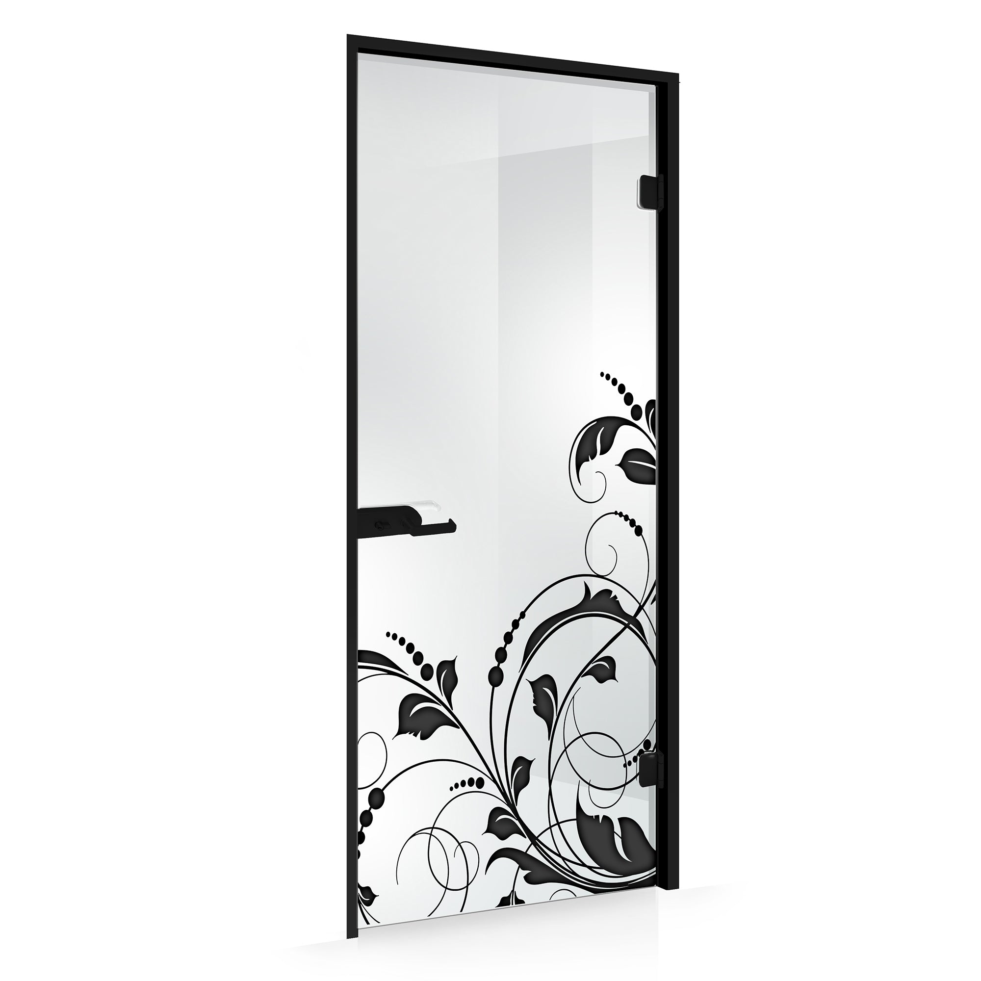 Framed glass door #Clear