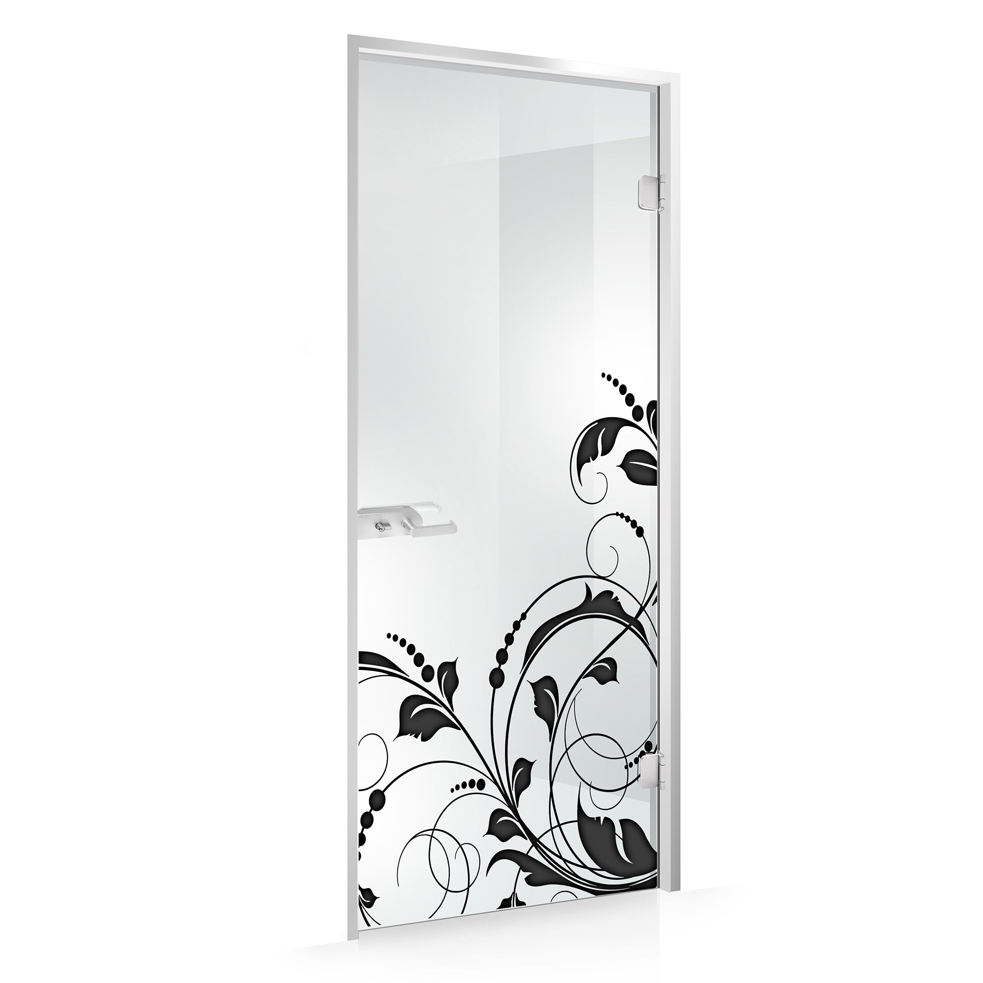 Framed glass door #Clear