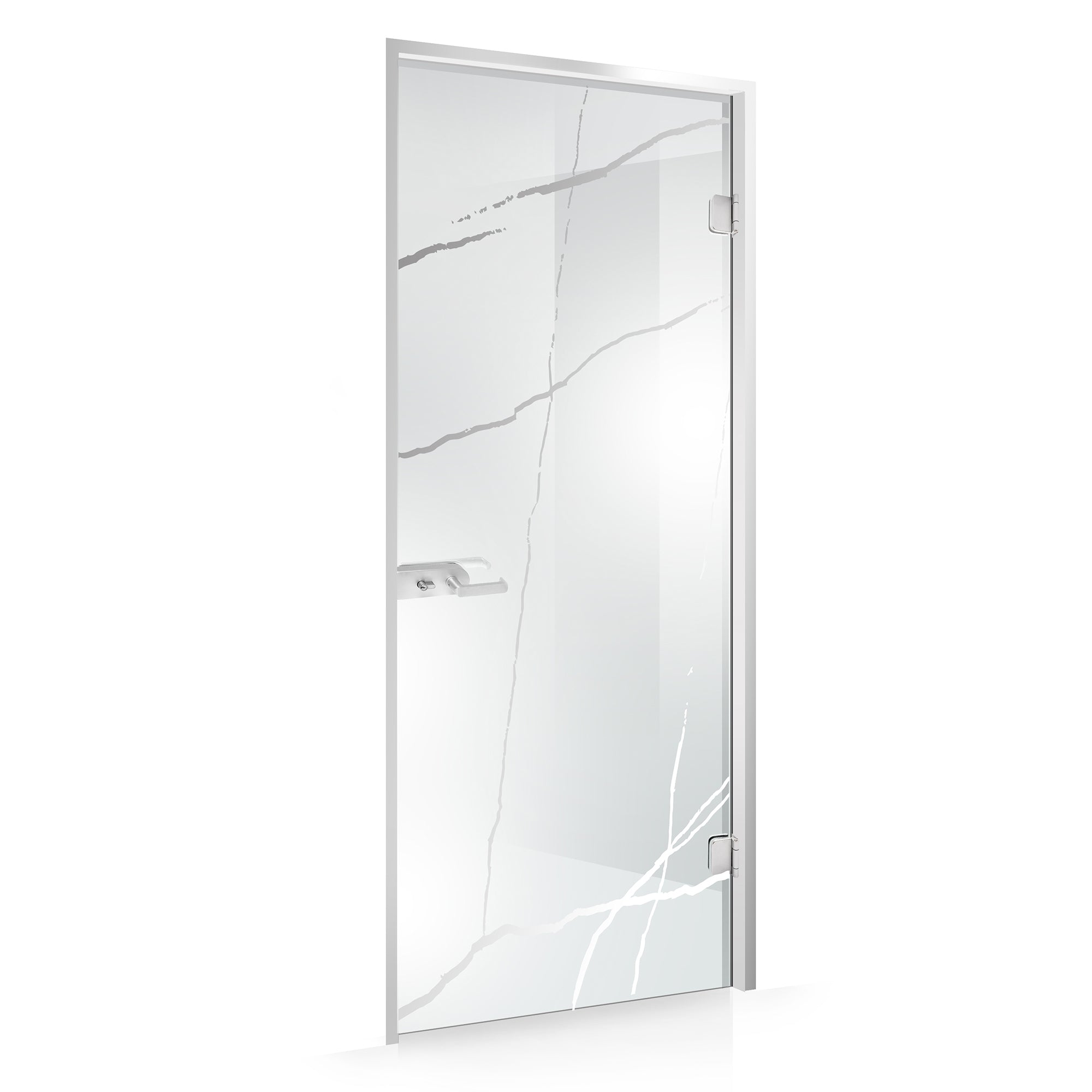 Framed glass door #Clear