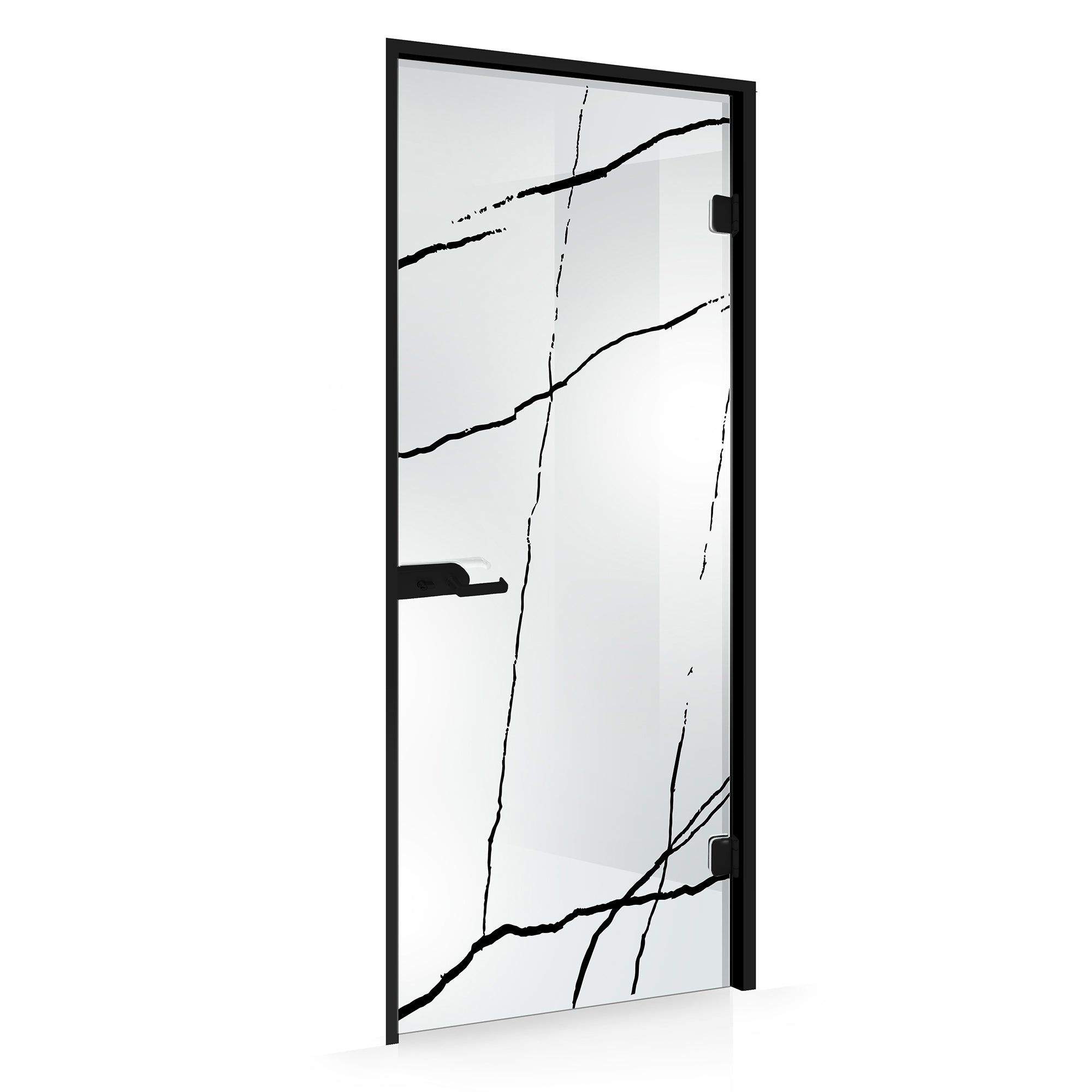 Framed glass door #Clear