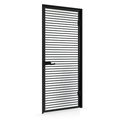 Framed glass door #Satin