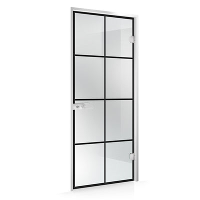 Framed glass door #Clear