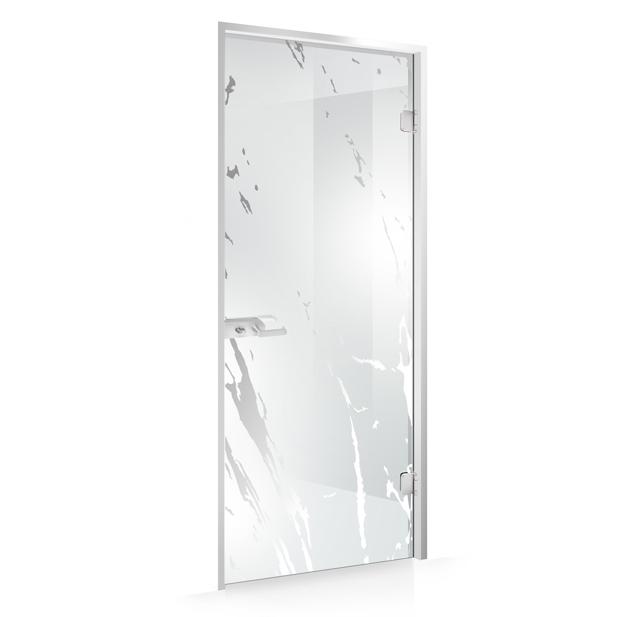 Framed glass door #Clear