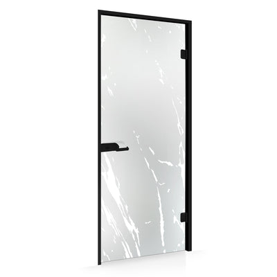 Framed glass door #Satin