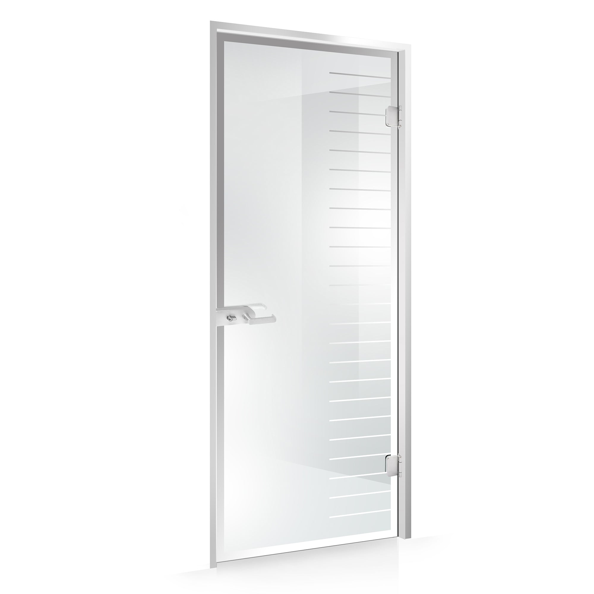 Framed glass door #Clear