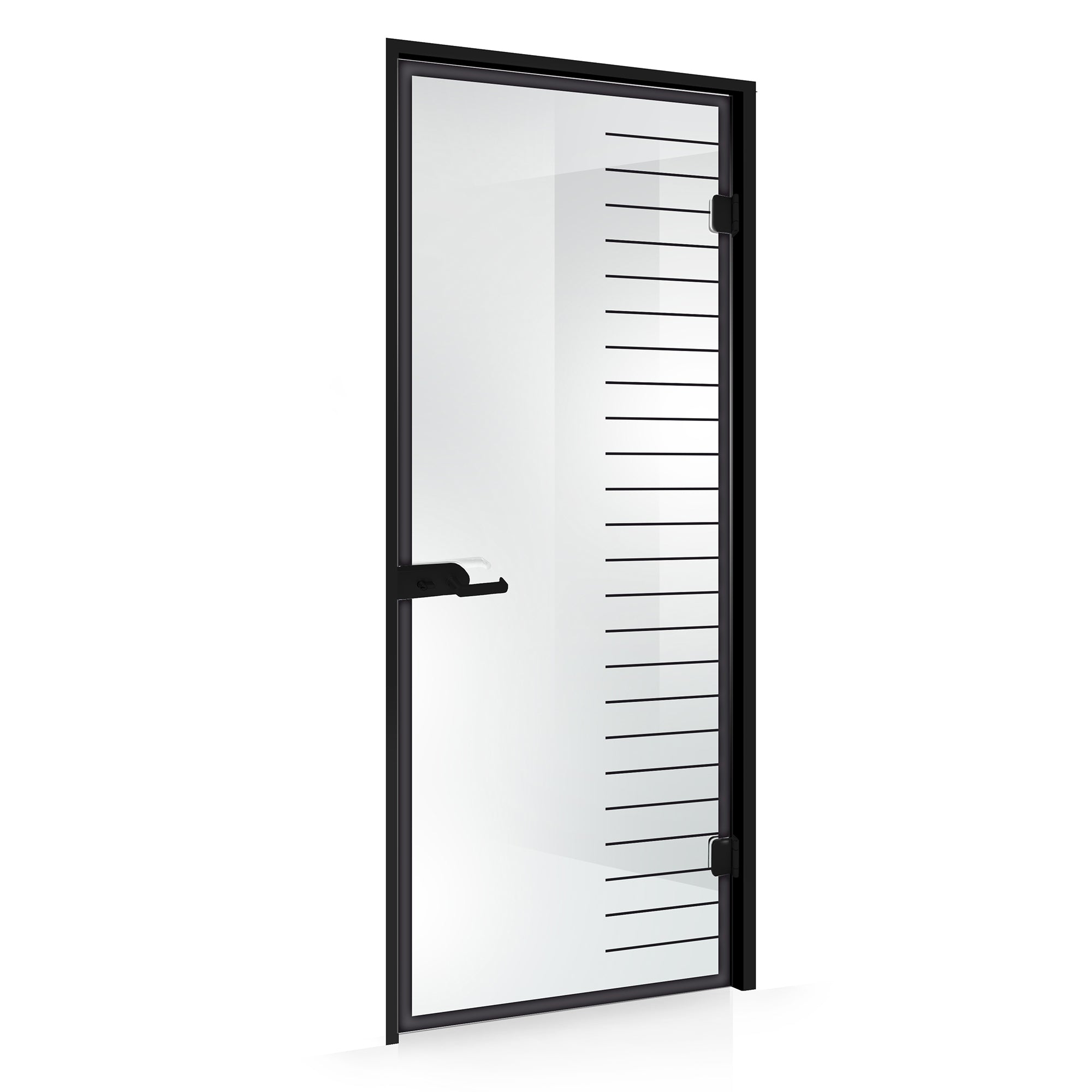Framed glass door #Clear
