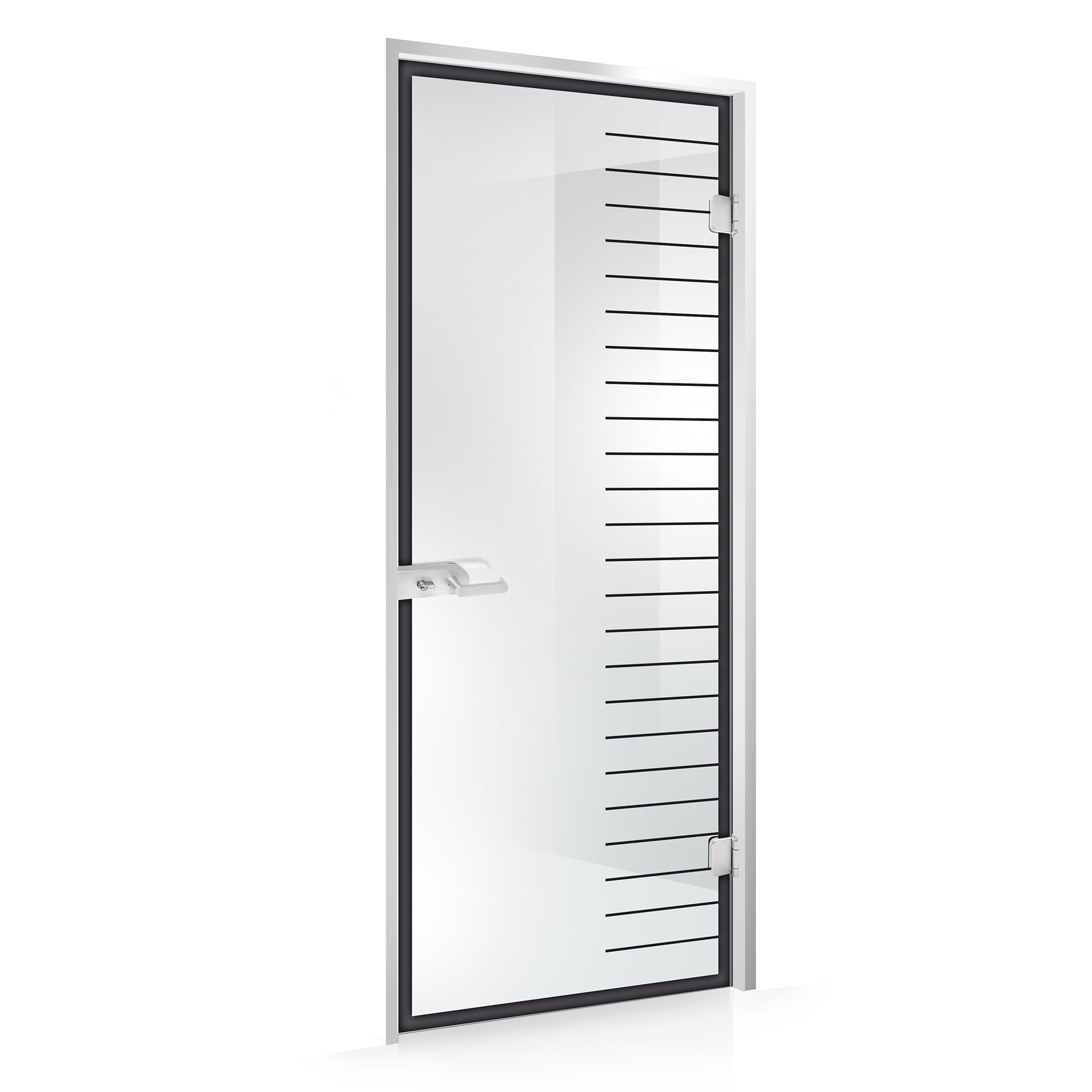 Framed glass door #Clear
