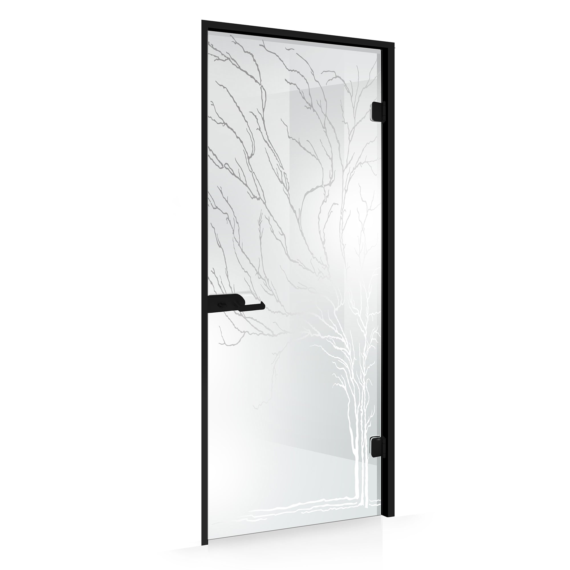 Framed glass door #Clear