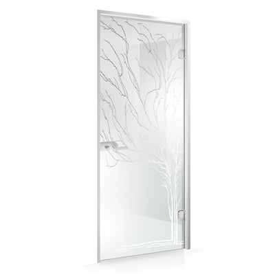 Framed glass door #Clear