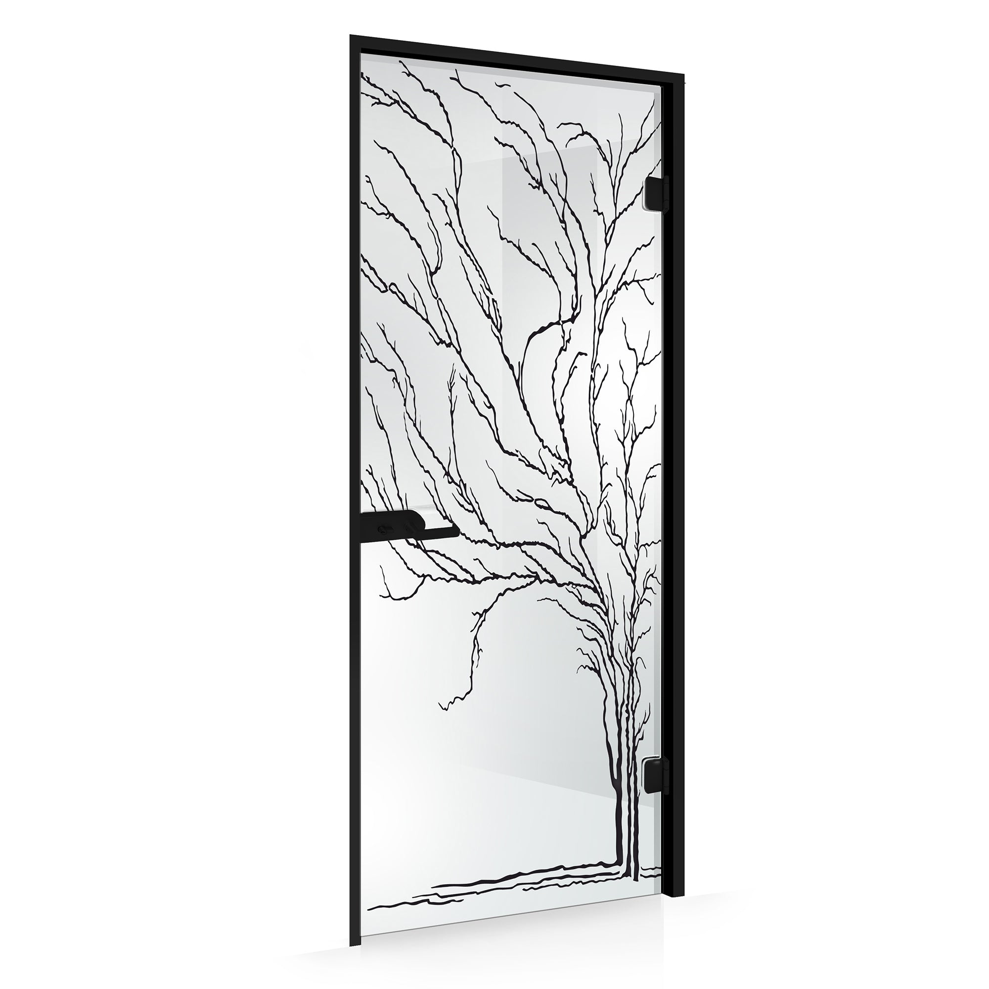 Framed glass door #Clear