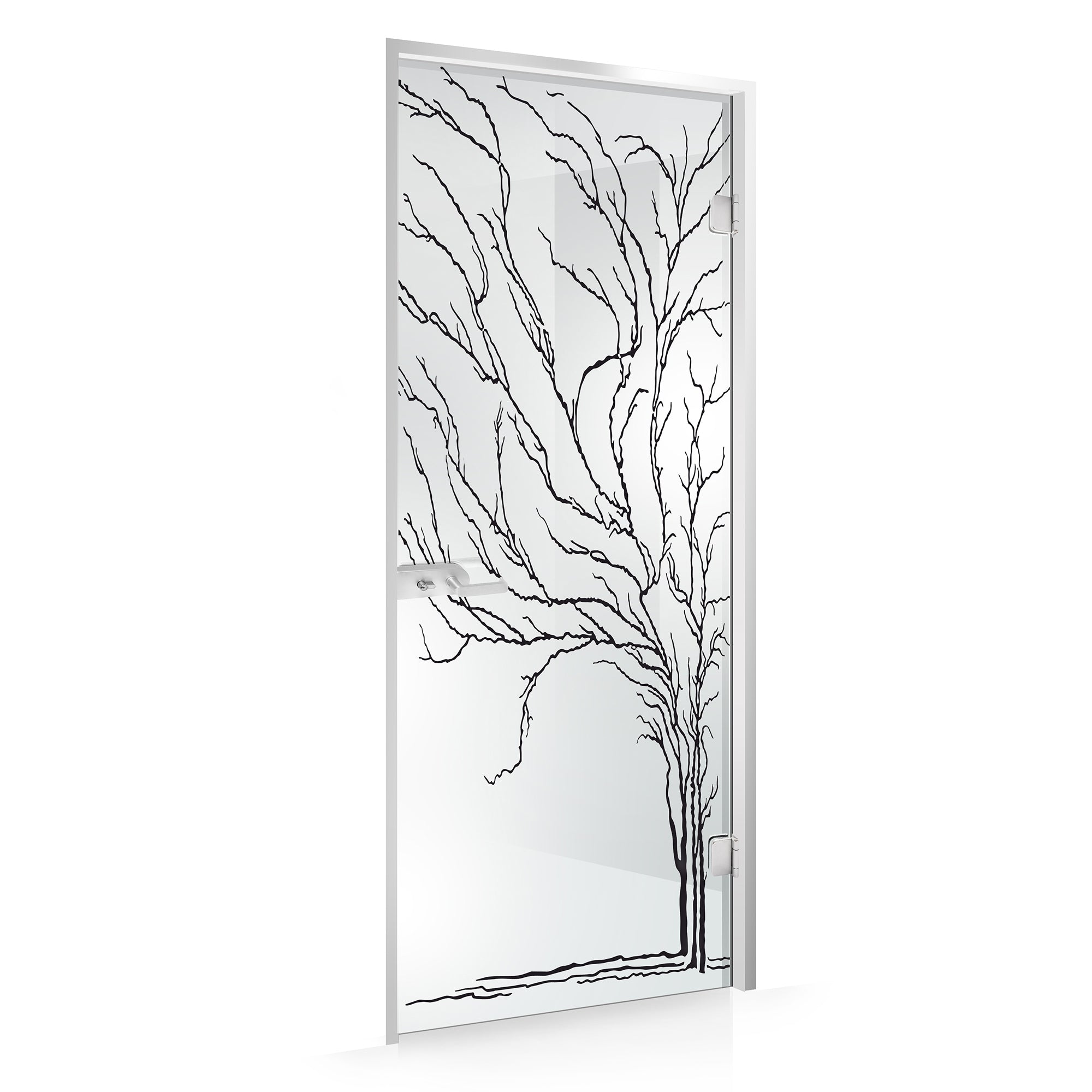 Framed glass door #Clear