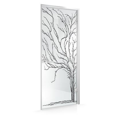 Framed glass door #Clear