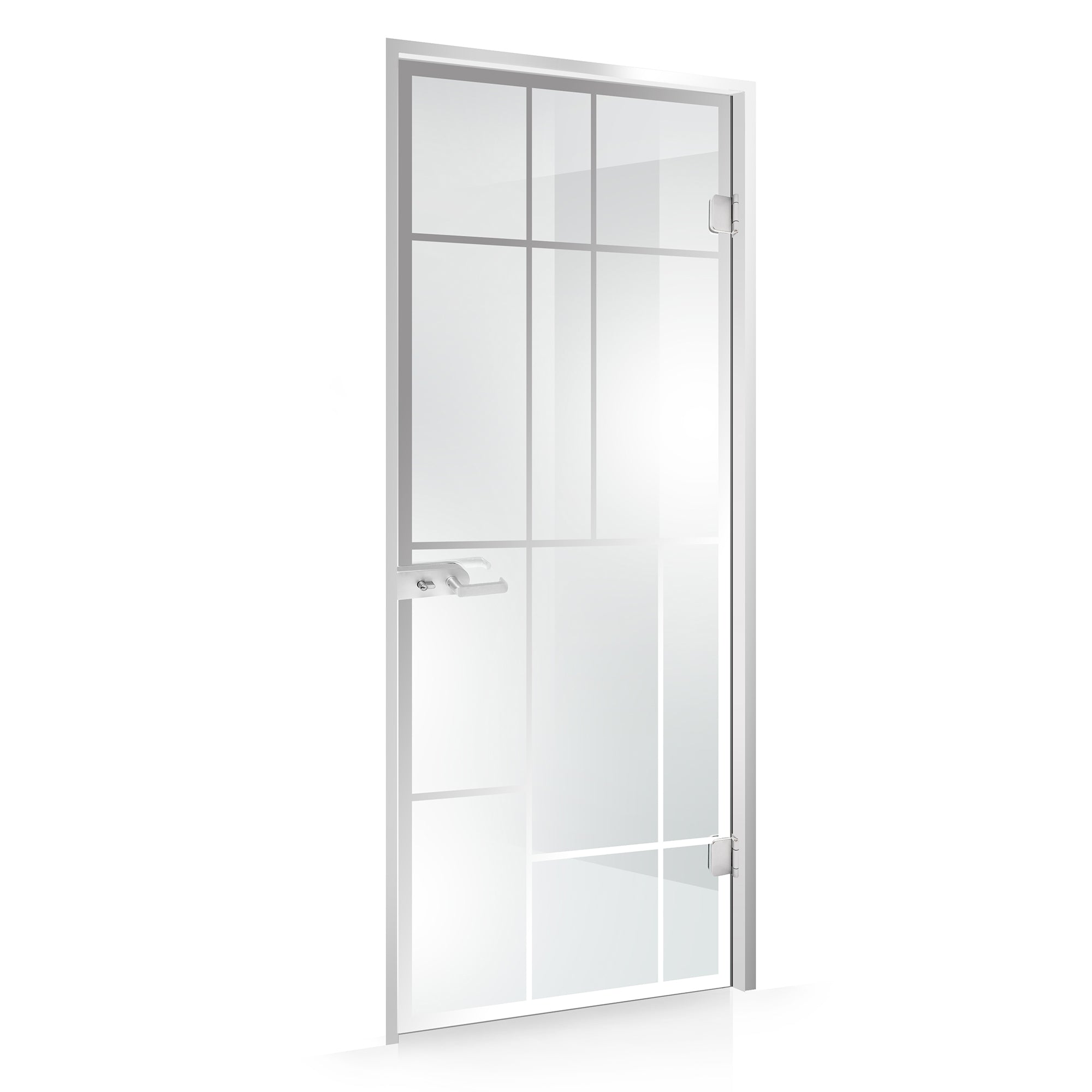 Framed glass door #Clear