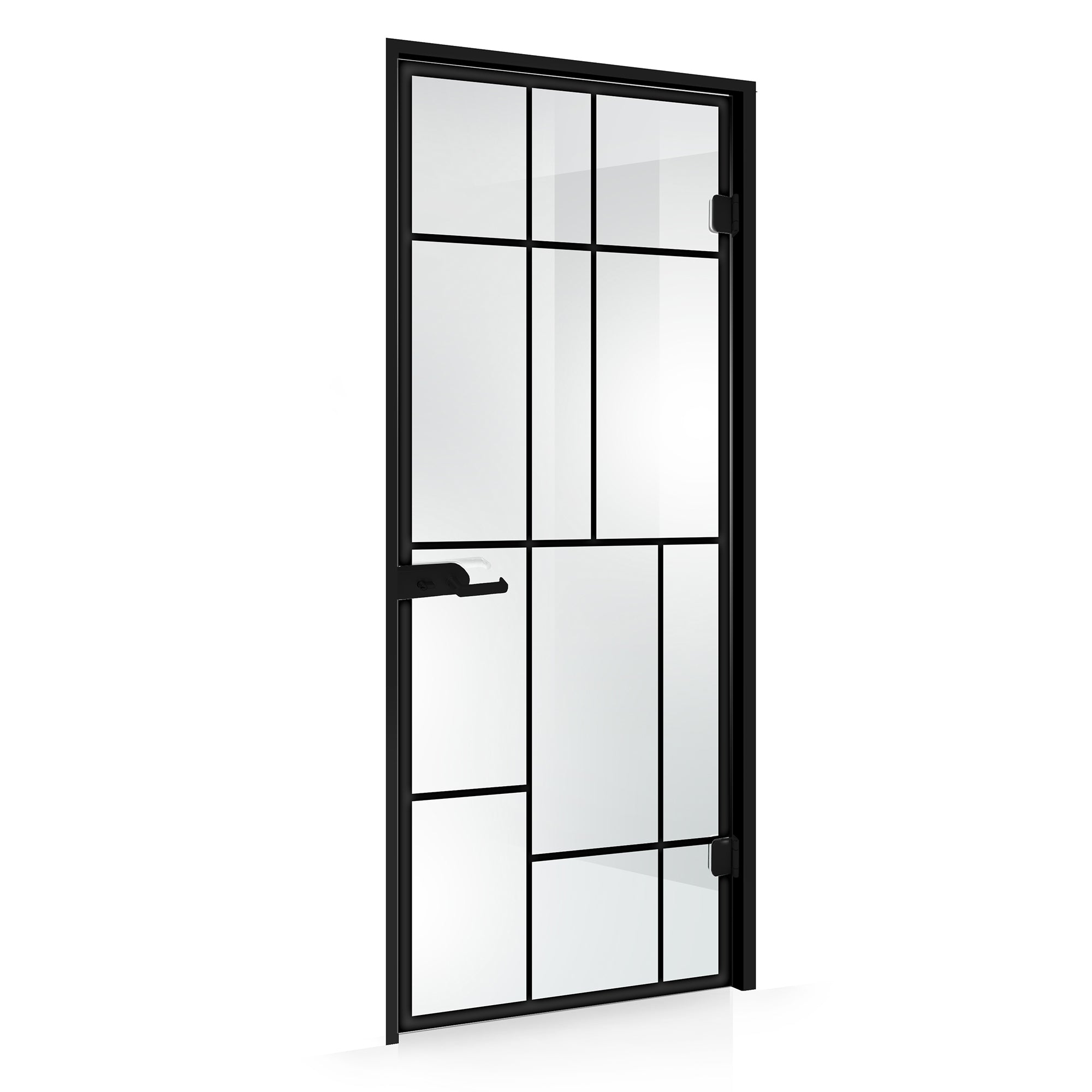 Framed glass door #Clear