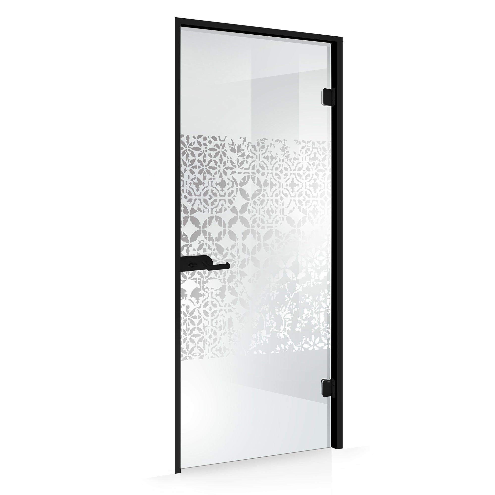 Framed glass door #Clear
