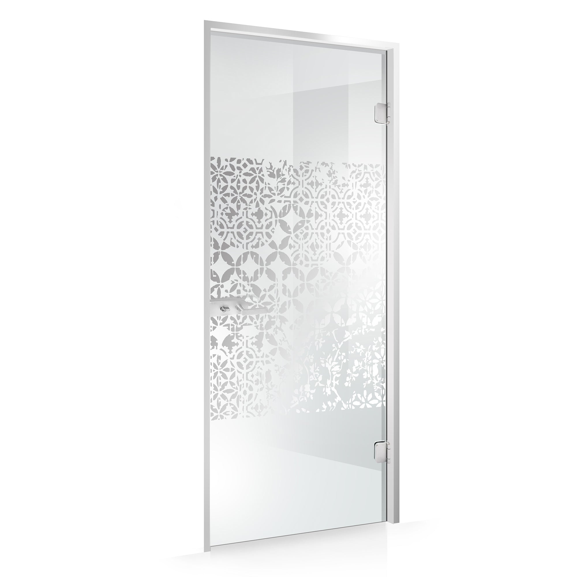 Framed glass door #Clear