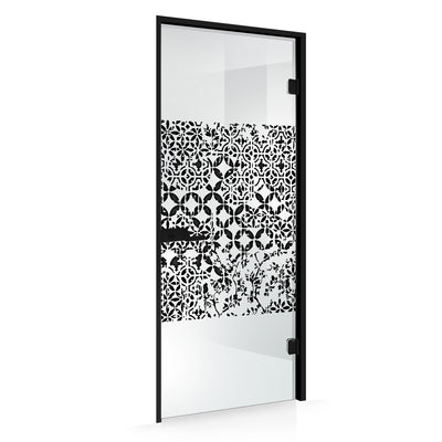 Framed glass door #Clear