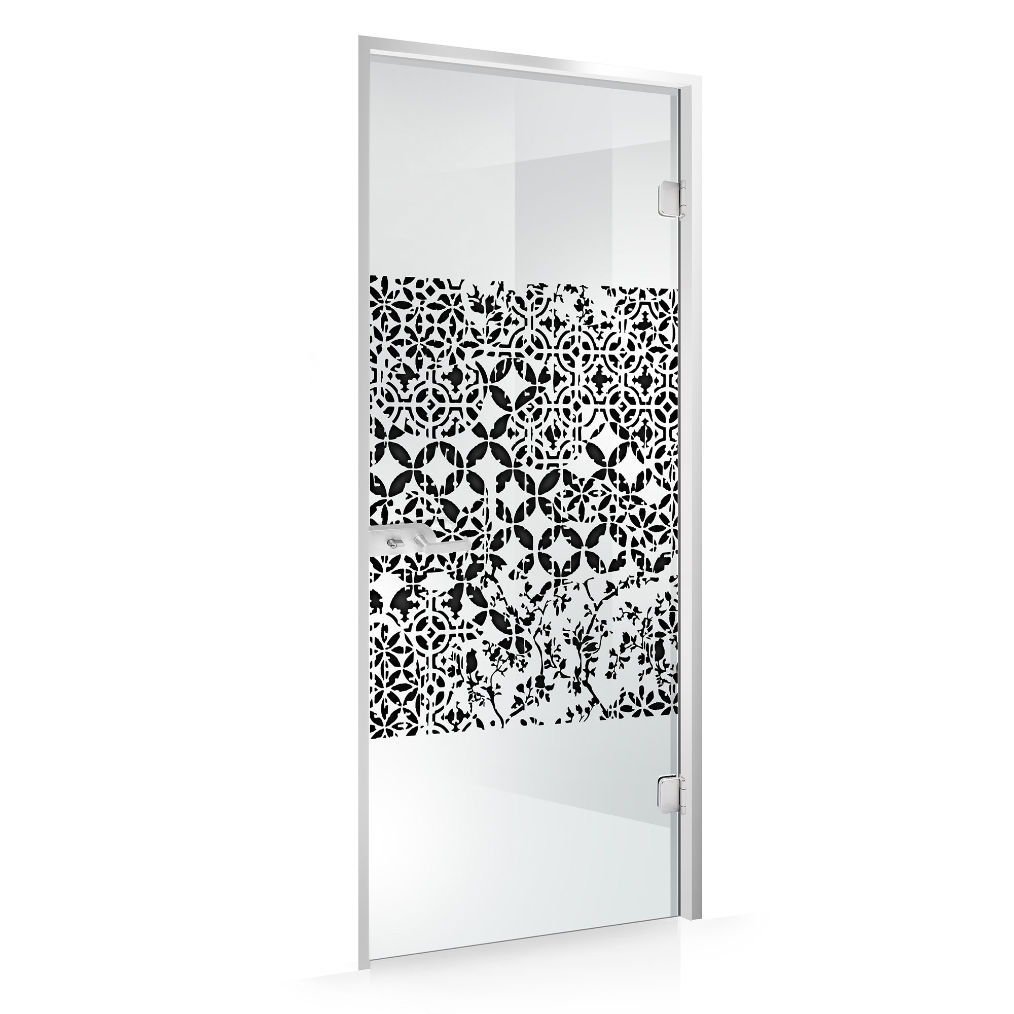 Framed glass door #Clear