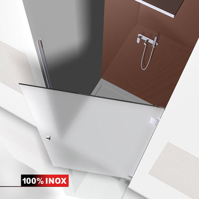 Shower Doors stainless steel #Satiné