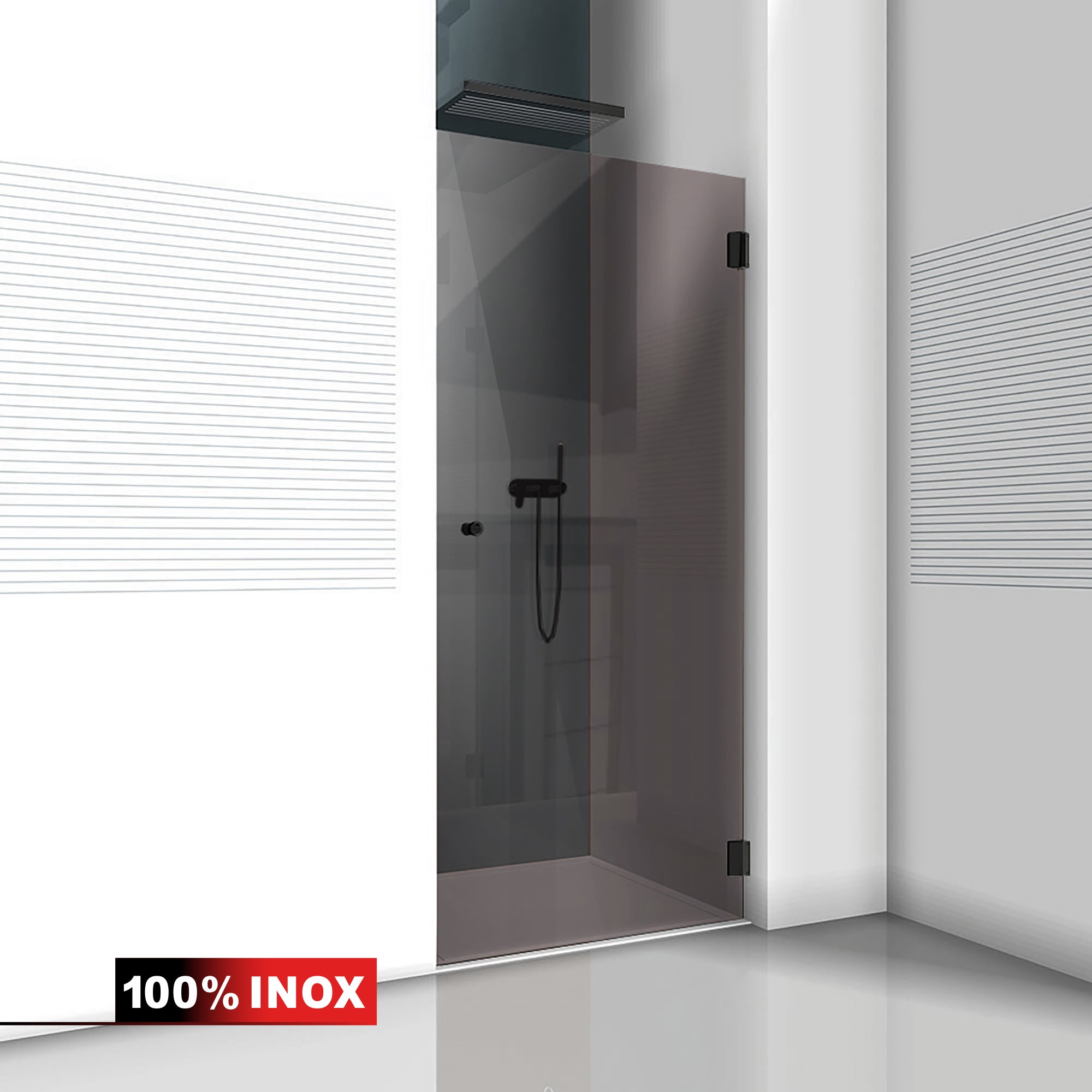 Shower Doors black #Bronze
