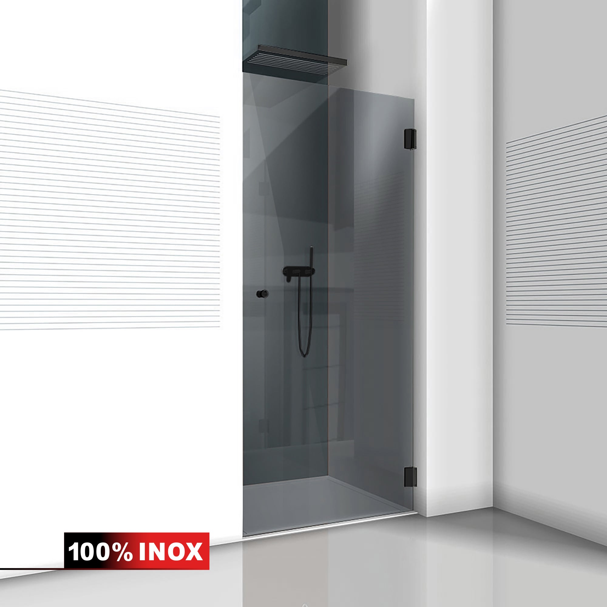 Shower Doors black #Grey