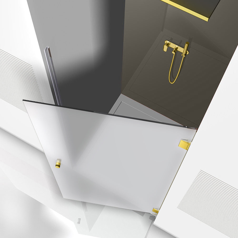 Shower Doors golden #Satiné