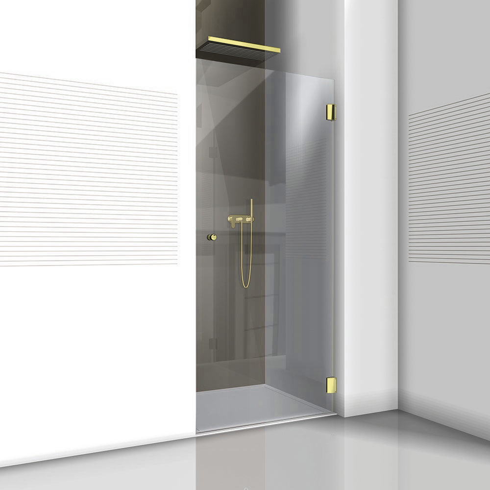 Shower Doors golden #Clear