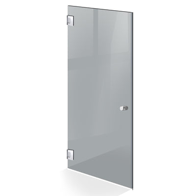 Hinged glass door stainless steel, #Grey